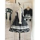 Miss Point Plaid Petal Rabbit JSK(Reservation/2 Colours/Full Payment Without Shipping)